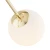 Lampa designerska wisząca ABSTRACT 1695 minimalistyczna złota - Argon