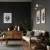 Kinkiet loft DORIA 4265 ścienna czarna złota - Argon