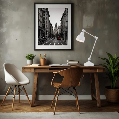 Lampa stołowa EUFRAT 3194 retro biała - Argon