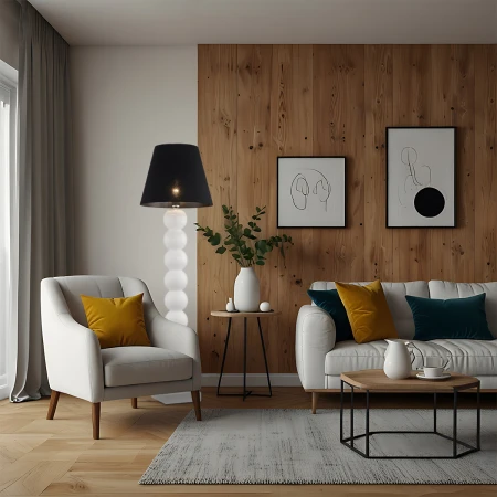 Lampa podłogowa FUDŻI 3659 ekskluzywna biały - Argon