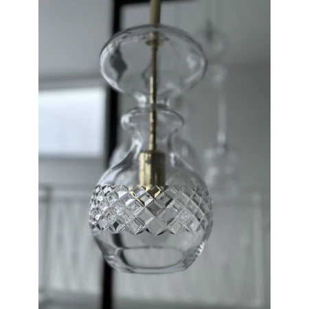 Lampa wisząca nowoczesna BILBAO 4204 kryształowe szkło - Argon