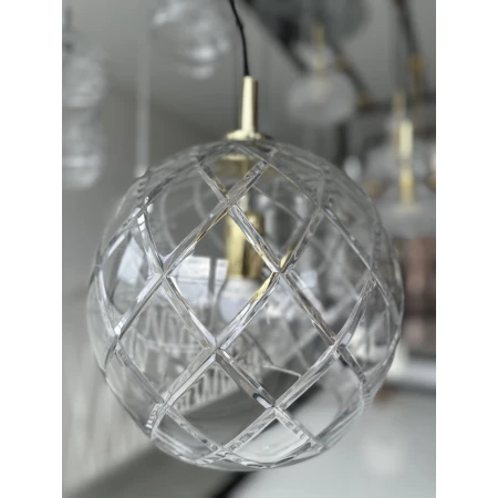 Lampa wisząca nowoczesna OVIEDO 4201 kryształowe szkło - Argon