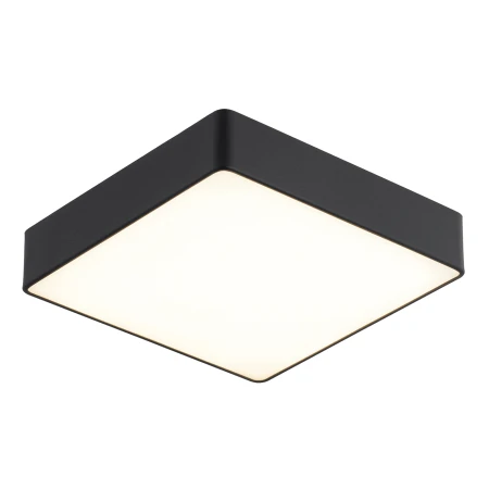 Plafon nowoczesny 4xE27 kwadratowy ONTARIO 1580 czarny  - Argon