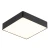 Plafon nowoczesny 4xE27 kwadratowy ONTARIO 1580 czarny  - Argon
