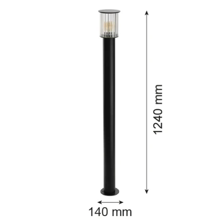 Lampa ogrodowa stojąca duża NORFOLK 8750 - Argon