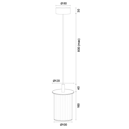 lampa wisząca ogrodowa NORFOLK 8751 - Argon