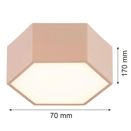 plafon LED LIBERO soczysta brzoskwinia 8782 - Argon