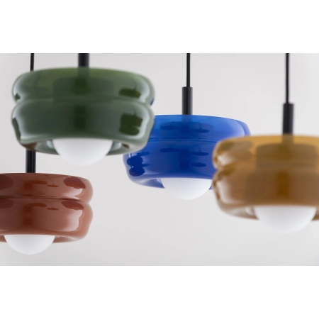 Lampa wisząca TEVO butelkowa zieleń 8815 - Argon