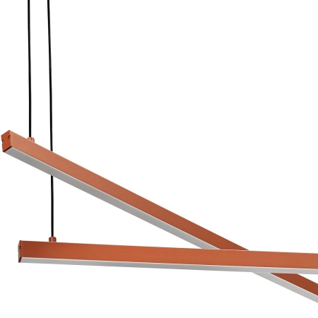 Lampa wisząca góra / dół MIAMI terakota 8837 - Argon