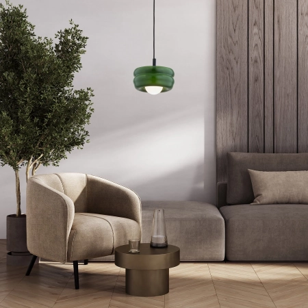 Lampa wisząca TEVO butelkowa zieleń 8815 - Argon