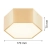 plafon LED LIBERO 8808 - Argon