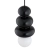 Lampa wisząca ORLANDO PLUS Czarno-zielony połysk 8788 - Argon
