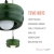 Lampa wisząca TEVO butelkowa zieleń 8815 - Argon