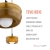 Lampa wisząca TEVO bursztyn 8816 - Argon