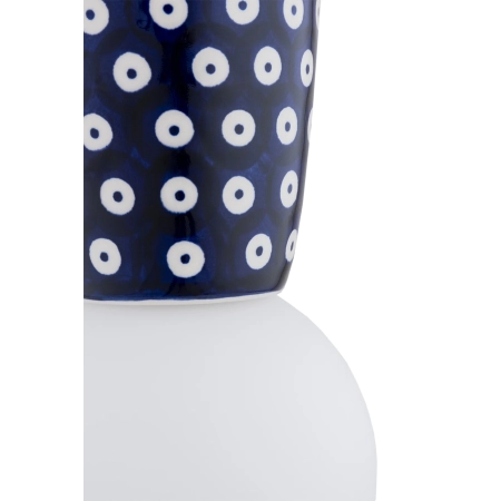 Lampa wisząca z ceramiki bolesławieckiej BOLL kobalt 8937 - Argon