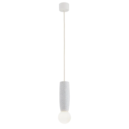 Lampa wisząca z ceramiki bolesławieckiej BOLL kremowy 8938 - Argon