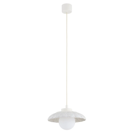 Lampa wisząca z ceramiki bolesławieckiej BOLL kremowy 8947 - Argon