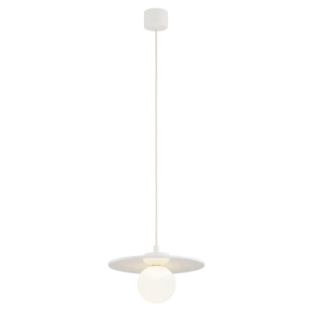 Lampa wisząca z ceramiki bolesławieckiej BOLL kremowy 8949 - Argon