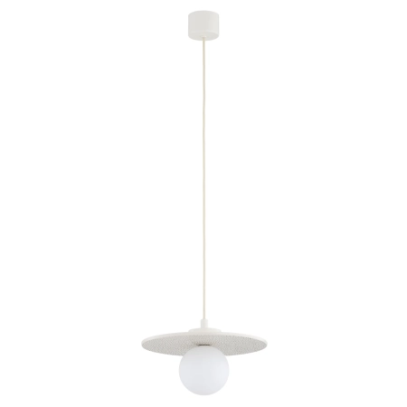 Lampa wisząca z ceramiki bolesławieckiej BOLL kremowy 8949 - Argon