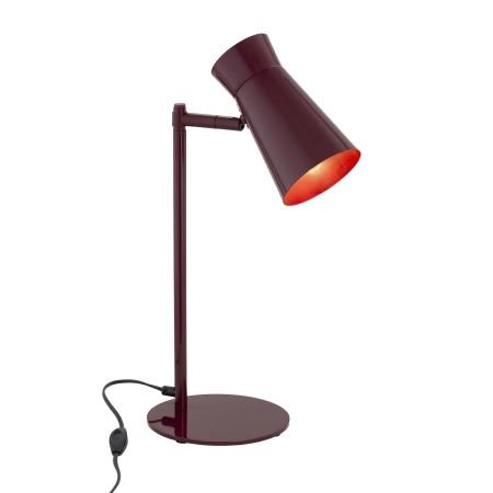 Lampa biurkowa LORD bordowy 8877 - Argon