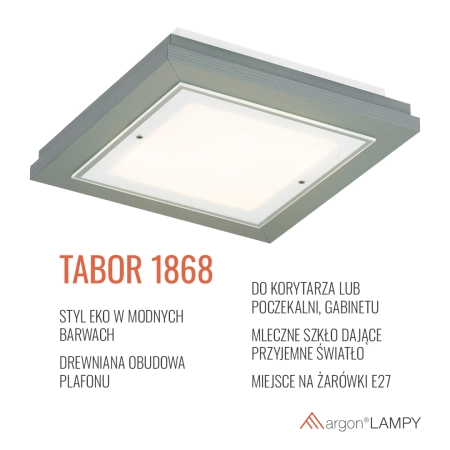 Plafon TABOR ciemna szałwia 1868 - Argon