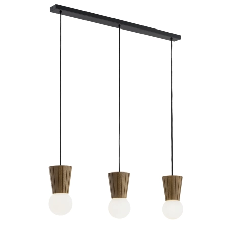 Lampa wisząca VOLANTE ciemne drewno dąb dark honey 6358 - Argon