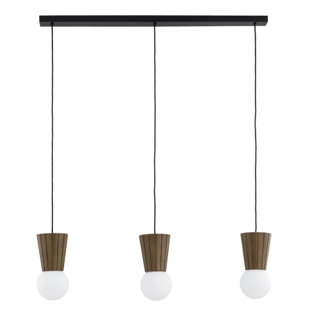 Lampa wisząca VOLANTE ciemne drewno dąb dark honey 6358 - Argon