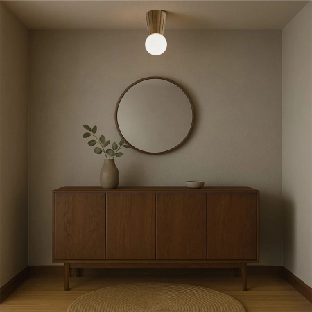 Plafon VOLANTE ciemne drewno dąb dark honey 8974 - Argon
