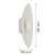 Kinkiet BOLTON kremowy 8863 - Argon