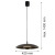 Lampa wisząca BOLTON czarny 8868 - Argon