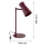 Lampa biurkowa LORD bordowy 8877 - Argon