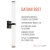 Kinkiet LED BATUMI czarny 8927 - Argon