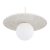 Lampa wisząca z ceramiki bolesławieckiej BOLL kremowy 8949 - Argon