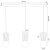 Lampa wisząca VOLANTE jasne drewno dąb naturalny 6357 - Argon