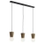 Lampa wisząca VOLANTE ciemne drewno dąb dark honey 6358 - Argon