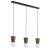 Lampa wisząca VOLANTE ciemne drewno dąb dark honey 6358 - Argon