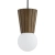 Lampa wisząca VOLANTE ciemne drewno dąb dark honey 8952 - Argon