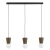 Lampa wisząca VOLANTE ciemne drewno dąb dark honey 6358 - Argon