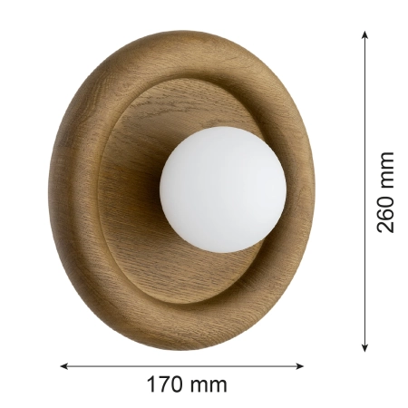 Kinkiet 1 pł. RONDO 8971 - Argon