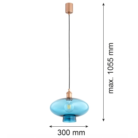 Lampa wisząca 1 pł. TRESCO 8982 - Argon