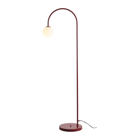 Aldex Lampa stojąca metalowa czerwona 157cm 1116A15 z serii UNA
