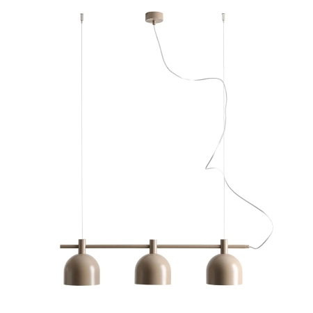 Aldex Lampa wisząca metalowa beżowa 3-punktowa 976E_17 z serii BERYL