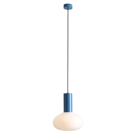 Aldex Lampa wisząca metalowa niebiesko-biała 26cm 7000G31_M z serii FLO SKY