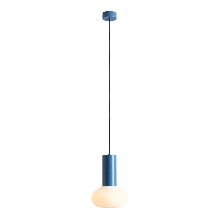 Aldex Lampa wisząca metalowa niebiesko-biała 19cm 7000G31_S z serii FLO SKY