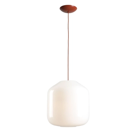 Aldex Lampa wisząca metalowa czerwona 3-punktowa 8500G24_XL z serii FLASK TERRA