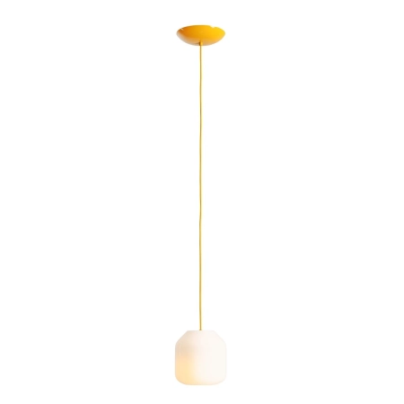 Aldex Lampa wisząca metalowa żółta 18cm 8500G21_S z serii FLASK MIMOSA