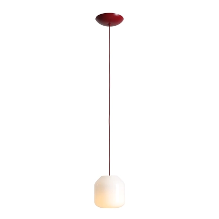 Aldex Lampa wisząca metalowa czerwona 18cm 8500G15_S z serii FLASK CHERRY
