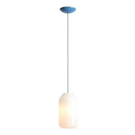 Aldex Lampa wisząca metalowa niebieska 19cm 8500G31_M z serii FLASK SAPPHIRE